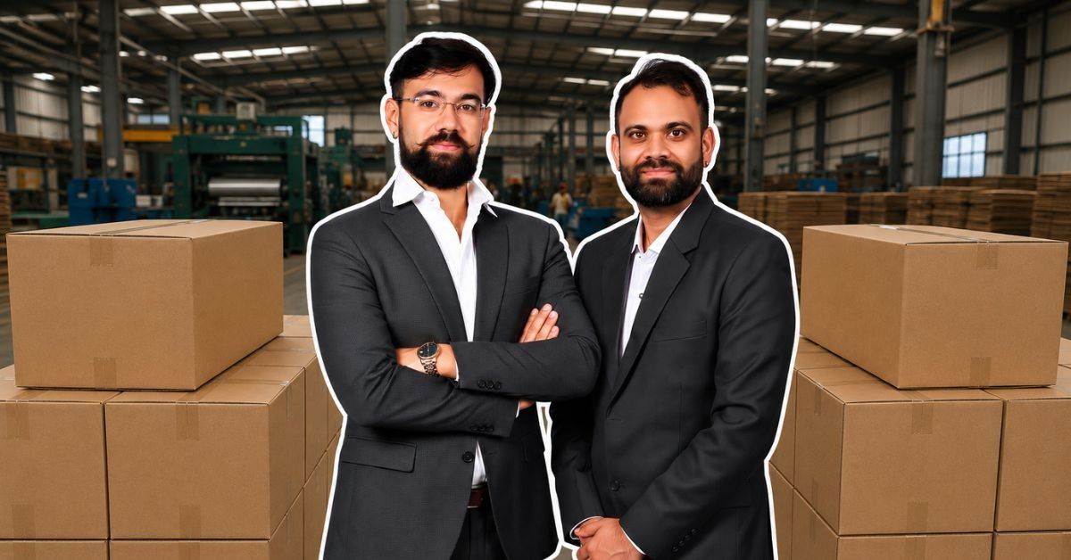 Yash and Sapan Bakliwal at an Udaan manufacturing plant
